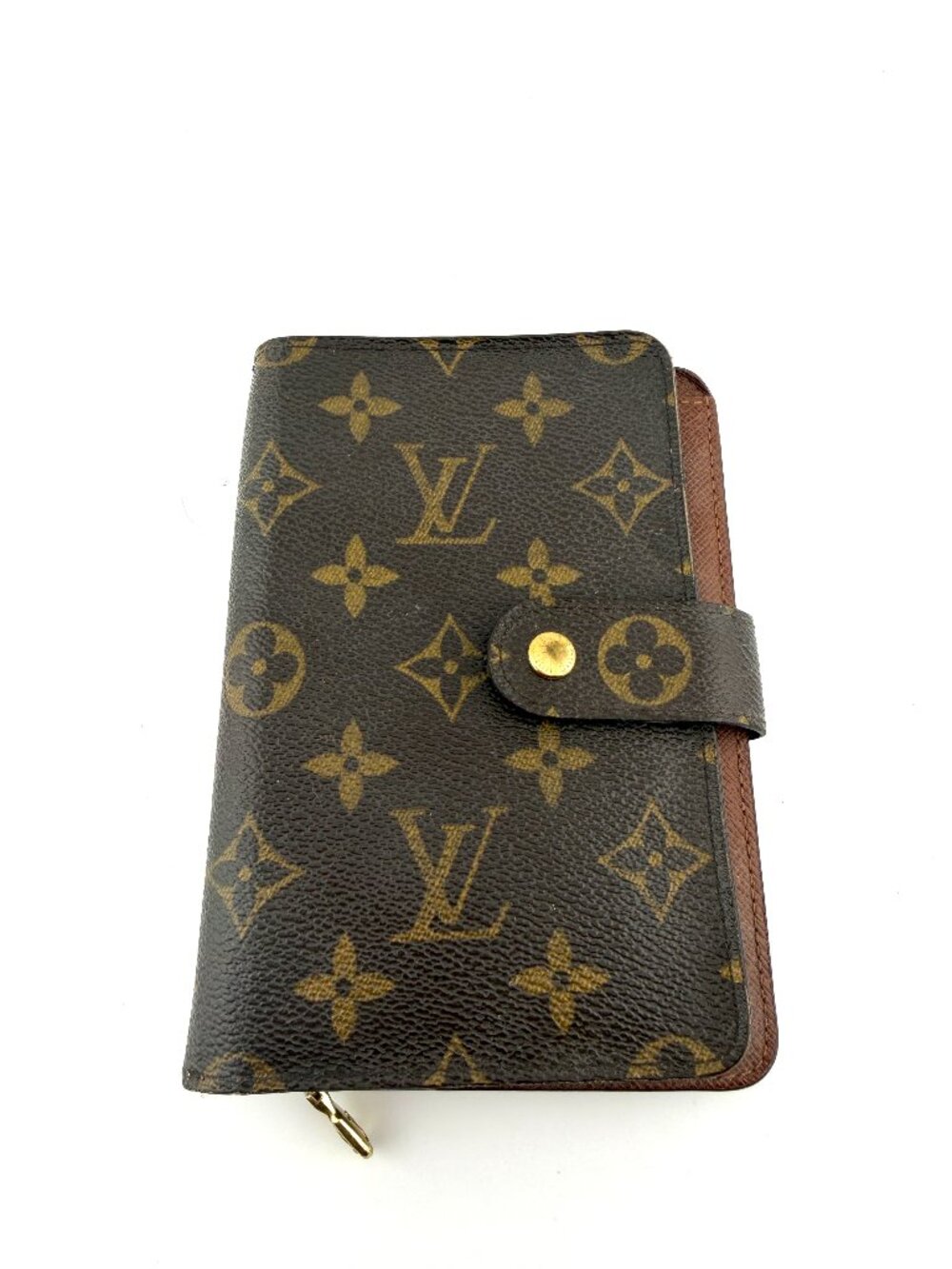 LV MONOGRAM COMPACT ZIP WALLET IN GREAT CONDITION!